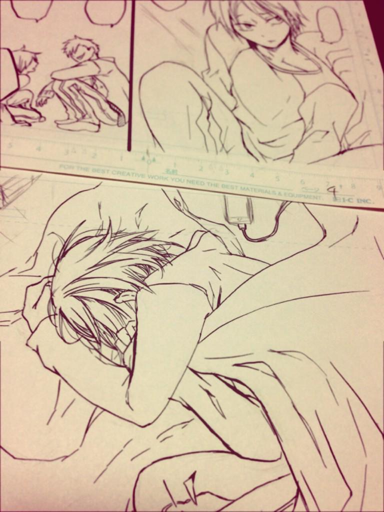 ずっと黒髪×黒髪の原稿しかしたことなかったから白髪どこまで描いてていいのか分からなくてなにかいいBGMないかな 