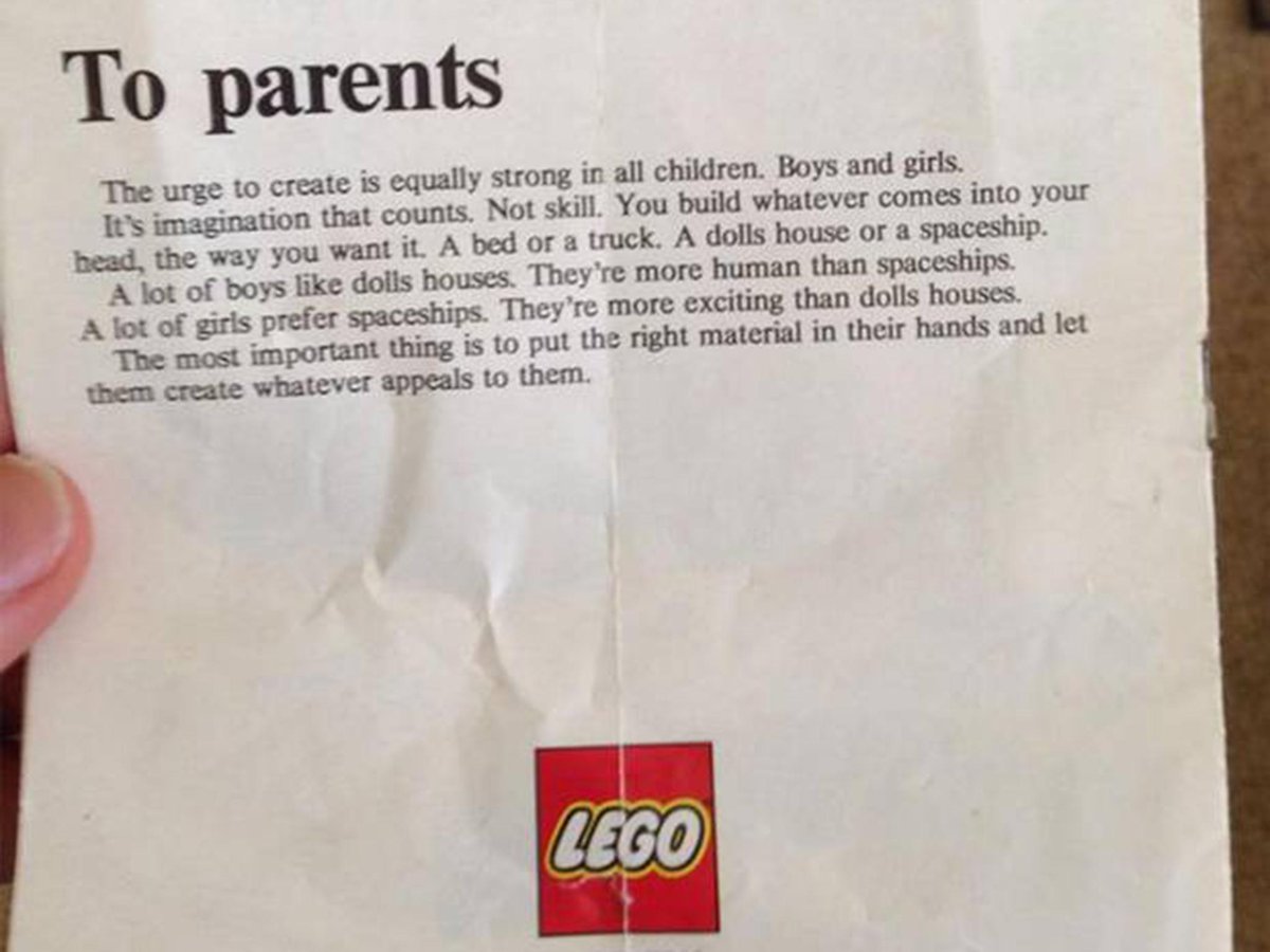 Lego letter from the 1970s still offers a powerful message to parents 40 years later ind.pn/11oVYG1