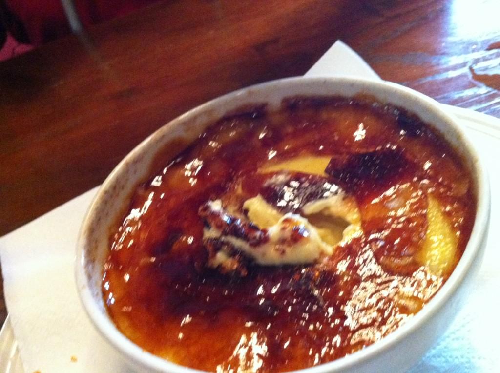 weEatweCook's tweet image. #dessert of Creme Brûlée and it is good.