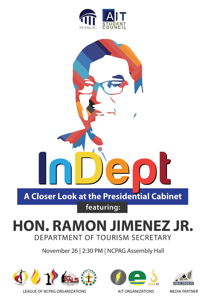 upncpagsc's tweet photo. It will be more fun on Wednesday, November 26 as the Tourism Secretary himself, Ramon Jimenez jr, visits UPD! #InDept http://t.co/bURnTxejZp