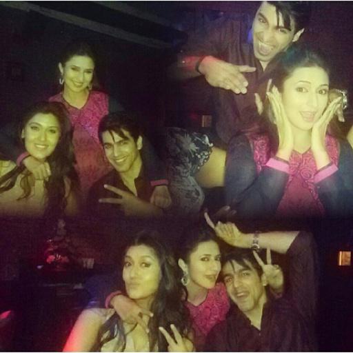 Karan Patels  Bday Bash . Happy
Birthday ... with  divyanka and Shireen .. insta 