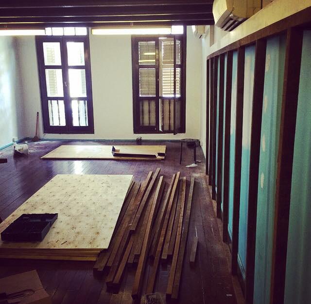 LDN_Calling_'s tweet photo. The renovations... 
#LondonCalling #artgallery #Singapore http://t.co/0X26XmPGMo
