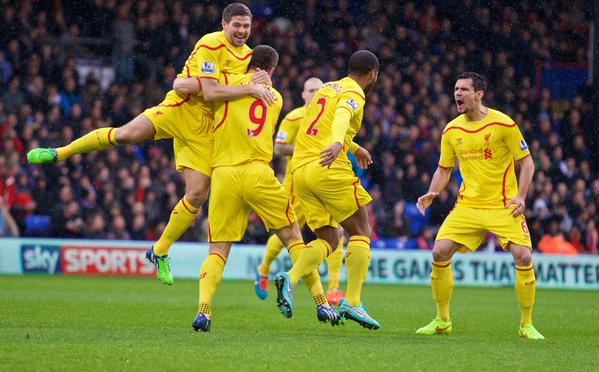 LFCIndonesia's tweet photo. FOTO #LFCIndonesia: Momen dimana Rickie Lambert cetak gol pertamanya untuk #LFC http://t.co/R9y5FRD5dE http://t.co/b7YVzpGPYu
