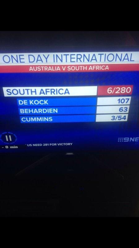 DYthommo's tweet photo. mmmmmmmmmmmmm..... Interesting cricket update on the news this evening... http://t.co/fVviuJTSRh