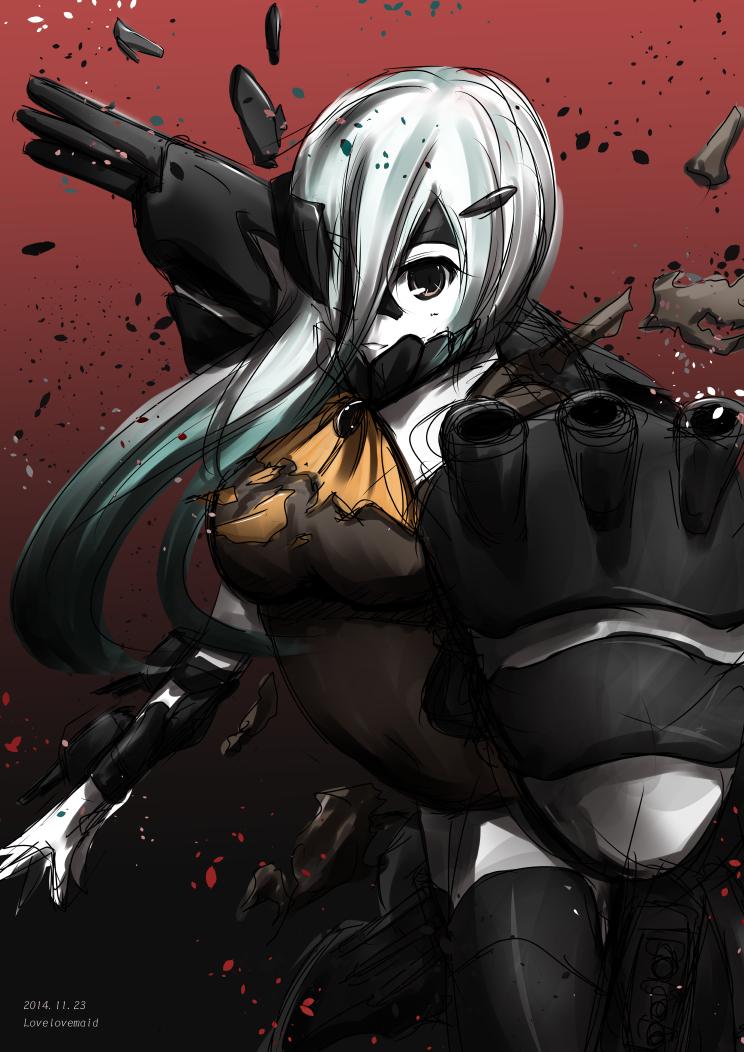 「ホォーッ、テイトクジャン、チーッス」 #艦これ版深夜の真剣お絵描き60分一本勝負 