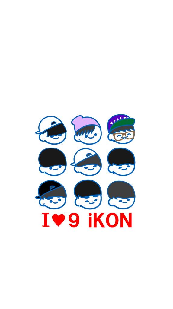 えり Oo Ikon على تويتر お渡ししたステッカーの絵とそのほか 壁紙サイズにしたのでよかったら 京セラありがとうございました Ikon Http T Co Mmreejypvn