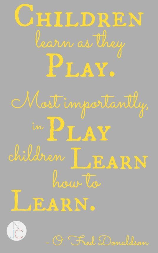 adnanedtech's tweet photo. Children learn as they play. Most importantly in play children learn how to learn. http://t.co/VISnuQKcf0