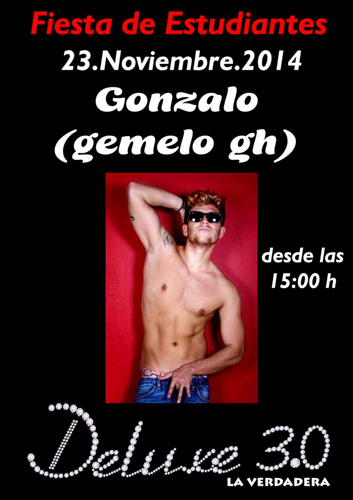 salagaleon's tweet photo. Recuerda esta tarde a partir de las 5:30 estara GONZALO desde GH en DELUXE 3.0 EN LA FIESTA DE ESTUDIANTES!! http://t.co/1lsfNhykPB