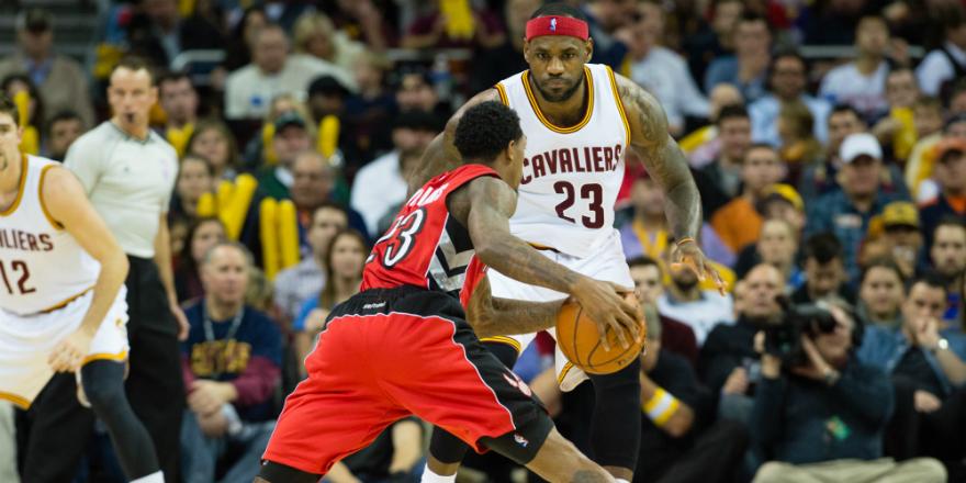 Raptors's tweet photo. ICYMI, Lou's career night, DeMar brings defence &amp; #Raptors fans heard in Cleveland http://t.co/6vUV18FiNG #WeTheNorth http://t.co/PYWhuZ9swD
