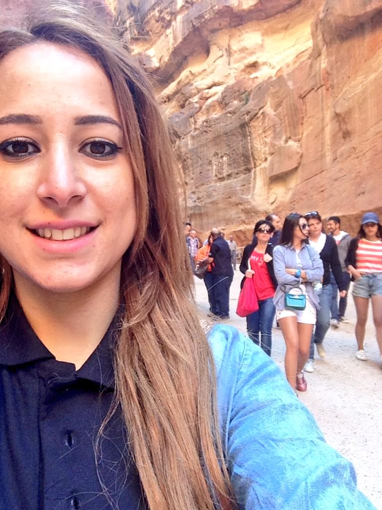 HadeelShihadeh's tweet photo. Enjoying #Petra w/ my khalele chic @RiemannDwiek w/ @KAFDJordan & @JoGS2014 #JOGS2014 #GoJordan #ShareYourJordan http://t.co/tiKh9tWc02