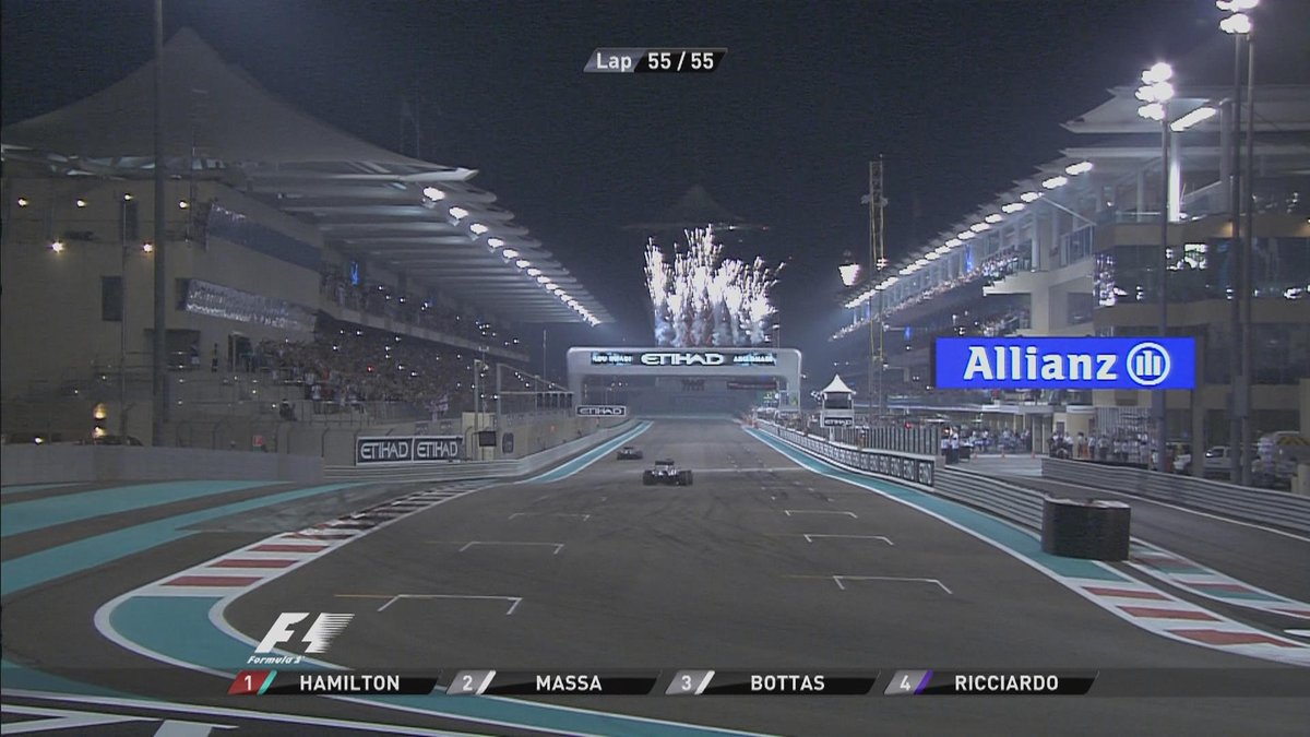 RT @F1: Lewis Hamilton of @MercedesAMGF1 wins the #AbuDhabiGP and seals the 2014 Formula One World Championship #F1 http://t.co/Ukg7rfwFYV