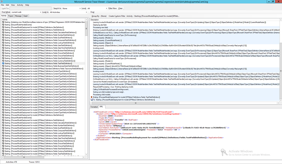 SubPointSocial's tweet image. #SPMeta2 is getting better w/ tracing on top of TraceSource. What might be better? #SharePoint #office365dev