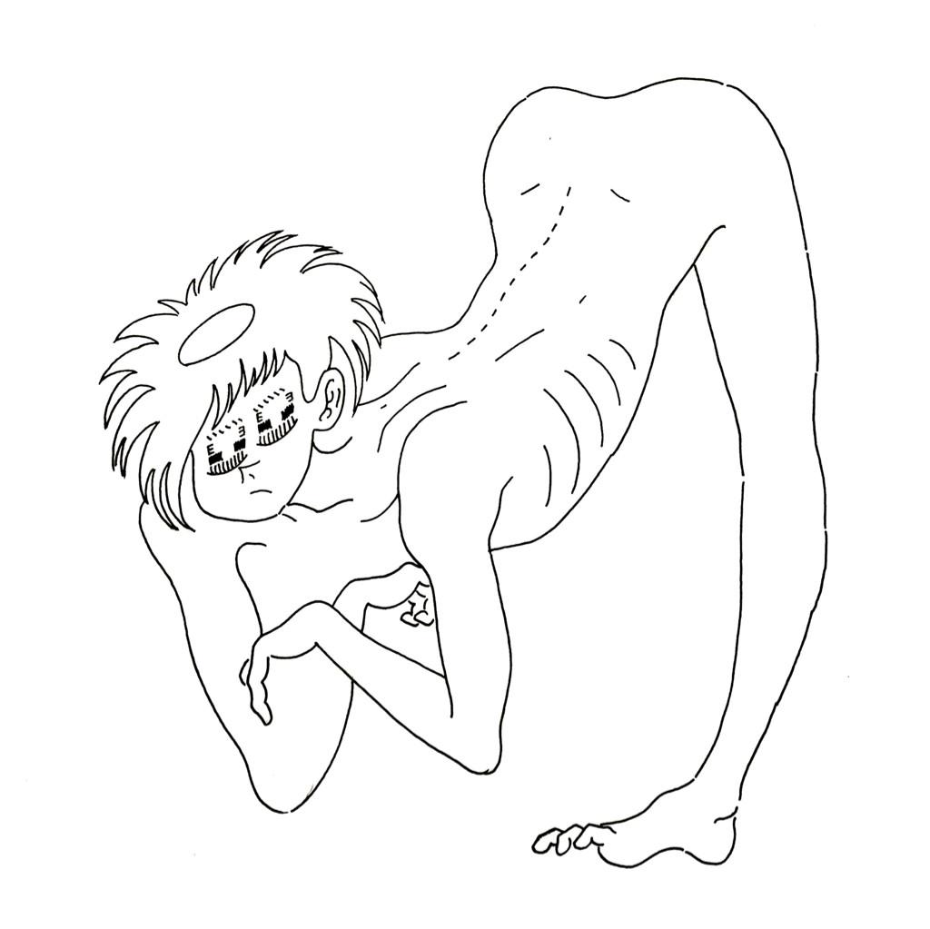 ふむふむ、これまた面妖な。#ドローイング #らくがき 