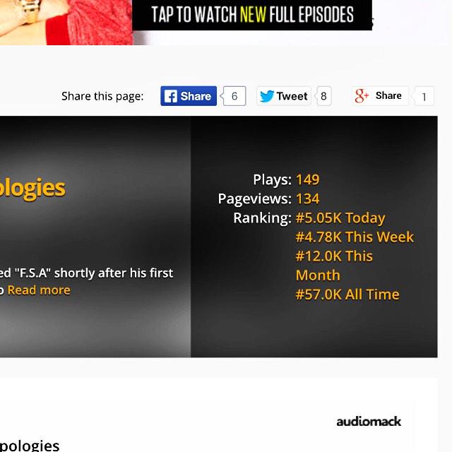 KidCaliMDMG's tweet image. Wake up to more plays the page #views! 🙏 #ProgressIsKey. #FSA now on #AudioMack! audiomack.com/song/kidcali/f… #NewMusic