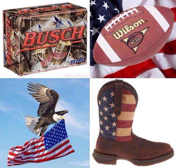 EarlDibblesJr's tweet photo. America starter pack. http://t.co/ppHBHso2hX
