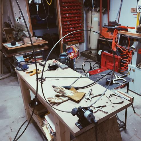 ReverenceDC's tweet image. Gettin' looped. #Christmas wreath #making is underway in #muskoka #VSCOcam