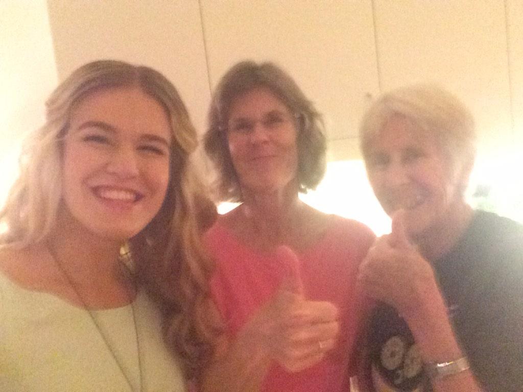 IngridCarlsen's tweet photo. Three generations of the worlds proudest family right now :) http://t.co/27LJx75XAj