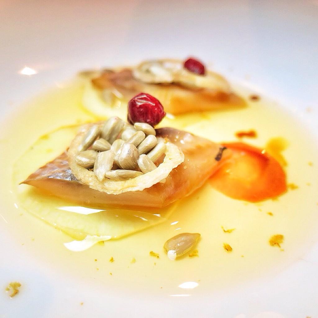 foodpr0n's tweet photo. First course of herring from Alex (of @societeorignal) at last night's super-fab #CanoeWild event. http://t.co/XwJ6iAj16o