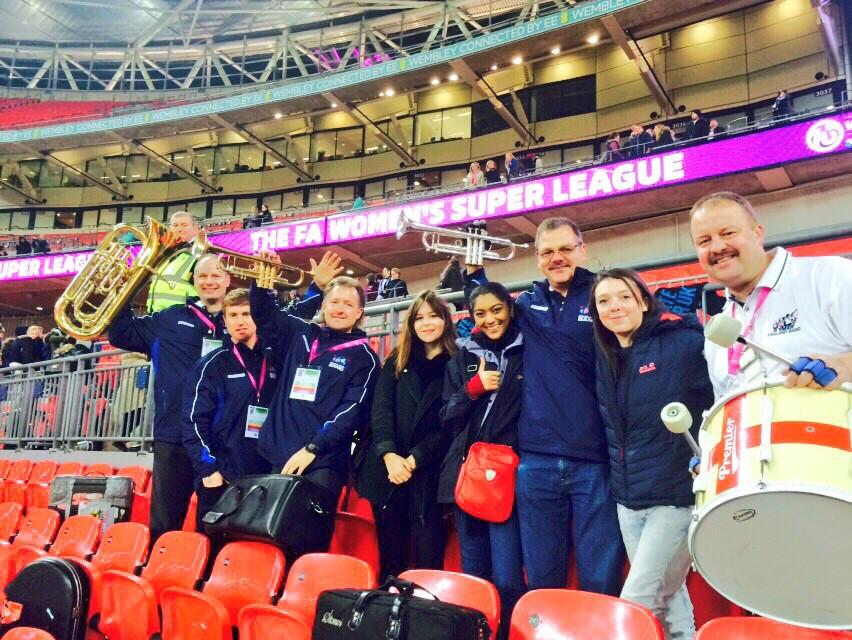 .@WNOLsport were at #Wembley for the #EnglandWomens game; reaction &amp; interviews (incl the Supporters' Band) up soon!