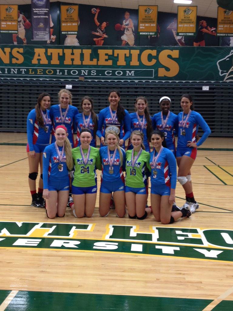 AmyOxton's tweet photo. β@fmhsvb: Congrats @AmyOxton her team won the FACA State All Star match http://t.co/Avey45kfB4β @val_vball10 #bluespandex