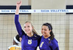 Catamounts's tweet photo. #CatamountVB takes on No. 1 seed Furman at 2 pm TODAY on @soconsports tourney http://t.co/r9cI6fMk4t