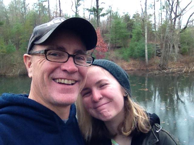 mochs99's tweet photo. Meg &amp; I in Tennessee hiking in Cumberland State Park http://t.co/e0HyDcOfyY
