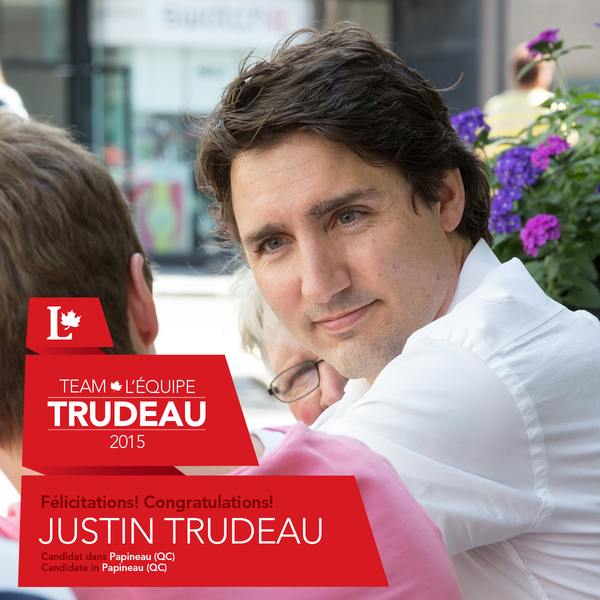 parti_liberal's tweet photo. C’est officiel: le capitaine du navire est à bord! Félicitations au député @JustinTrudeau, élu candidat dans Papineau http://t.co/hljzL9sUuB