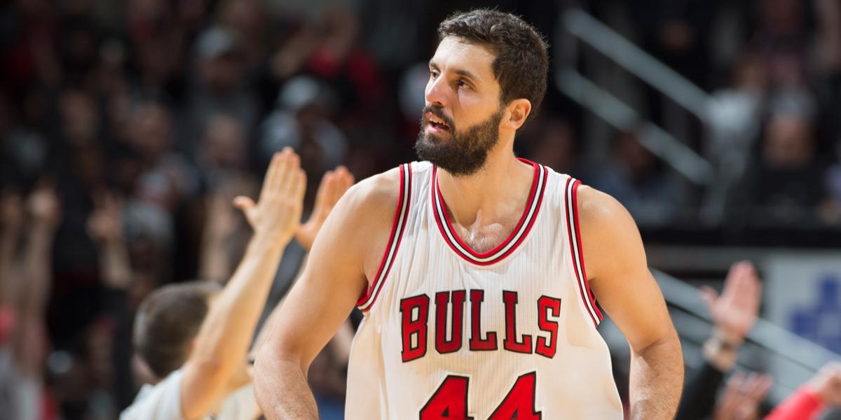 chicagobulls's tweet photo. "You’re going to love this guy” @SamSmithHoops on @nikolamirotic44 http://t.co/kFeGco8MuI http://t.co/MlS6LZaTxV