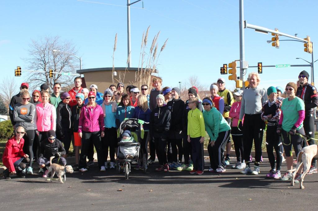ohp_sis's tweet photo. WOW!!  What a turnout for the @FoCoRoost  1st Annual Turkey Donut run @RunnersRoostCO #RoostRaceTeam http://t.co/wYrn7wj9hd