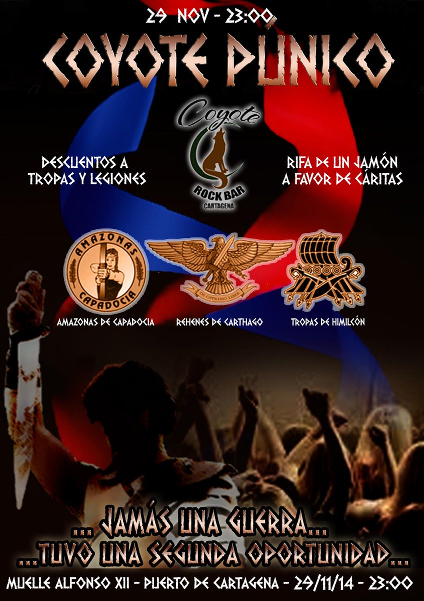 amazonascapadoc's tweet image. #coyotepunico @Rehenescarthago y tropas de himilcon