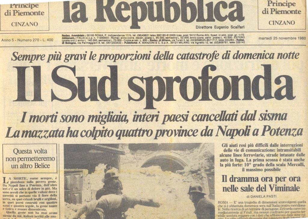 pierodecindio's tweet photo. 34 anni fa un #terremoto colpi tutto il #sud più di 2000 morti in un lungo minuto di terrore....per non dimenticare http://t.co/2ORISAhZhP
