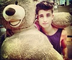 Cuz she's not here I have a bear to hug