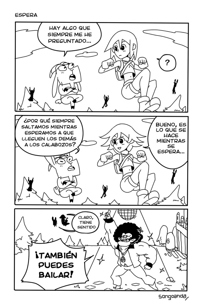 Nueva página de mi webcomic, primera que hago desde mi nueva casa en el campo 