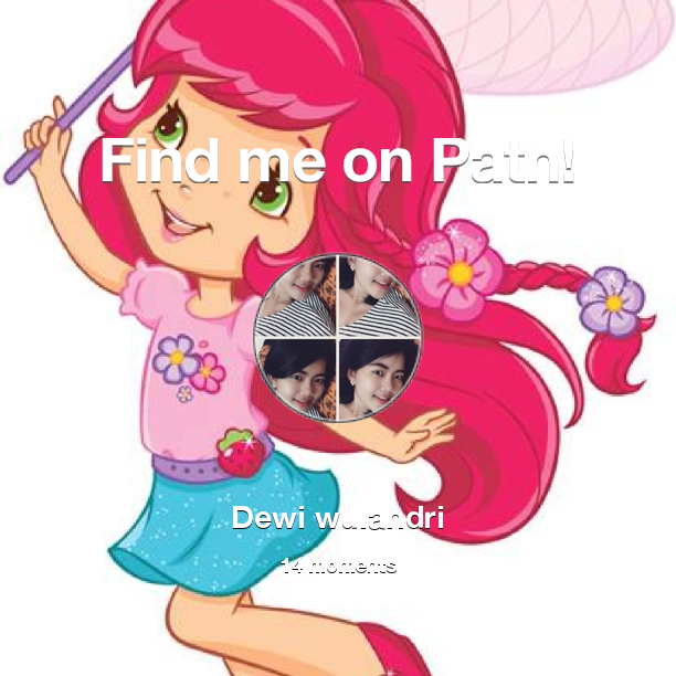 dewiwdmuchtar's tweet photo. Find me on #Path now! Go to: http://t.co/4B9WUhAJNA! #thepersonalnetwork http://t.co/RXzgPhTc34