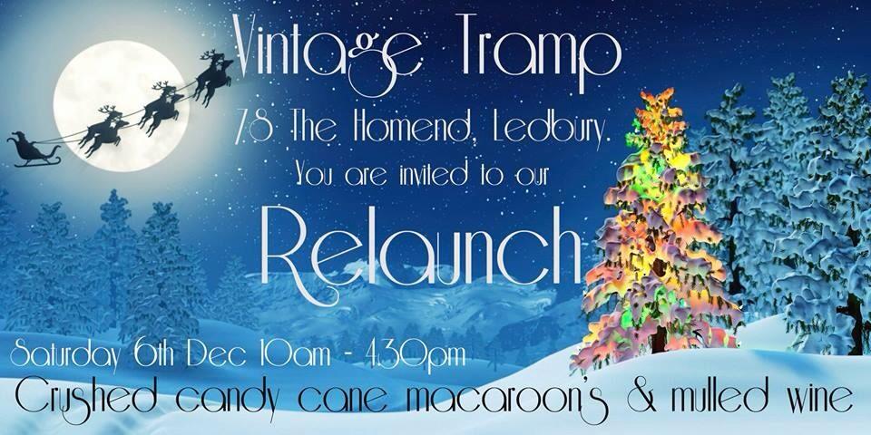 Join us for our Relaunch on Saturday 6th December <a href="/vintagebelle82/">sophie davies</a> <a href="/Rachaelmathews1/">Rachael Mathews</a> #VeryLedbury