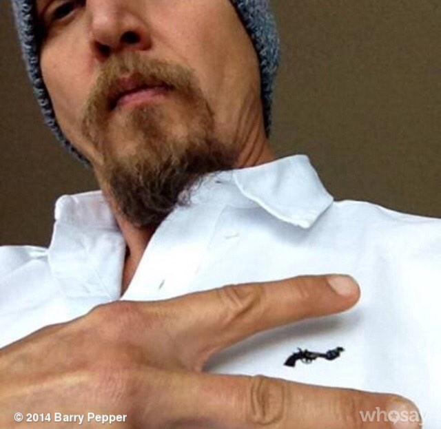nvpfoundation's tweet photo. @BarryPepper chose a logo that matters! Buy your shirt on http://t.co/rBDJ8vZMW2 and make it happen! #ShirtsForPeace http://t.co/ZoVbraOFBe