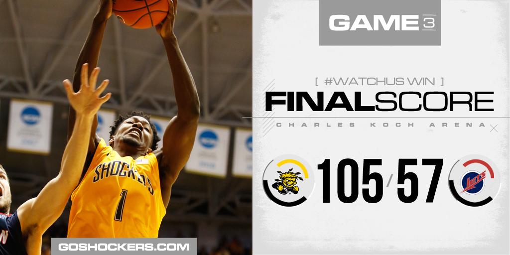 #WATCHUS WIN | No. 11 Shockers-105, Jets-57