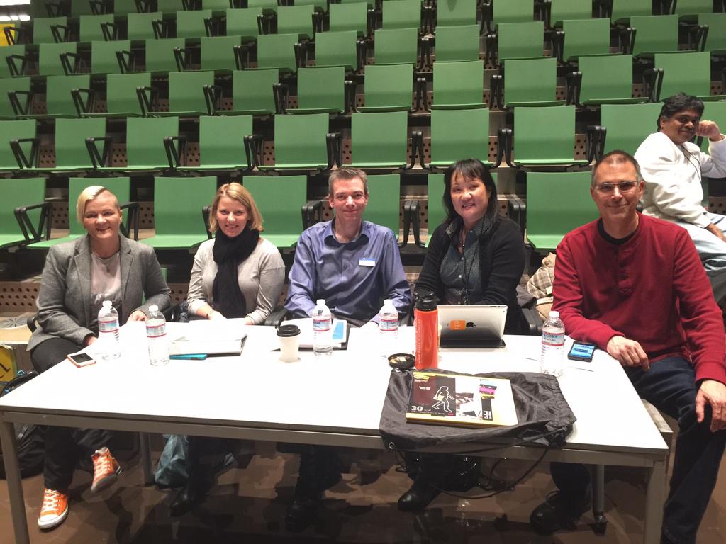 SWEDUsea's tweet photo. Welcome to our #SWseaEDU judges! @Patti_Hearn @FrankCatalano @rakelsolva @jimloter & @KS_EdMktg | #edtech #GSB2014 http://t.co/02vtJM6EnR
