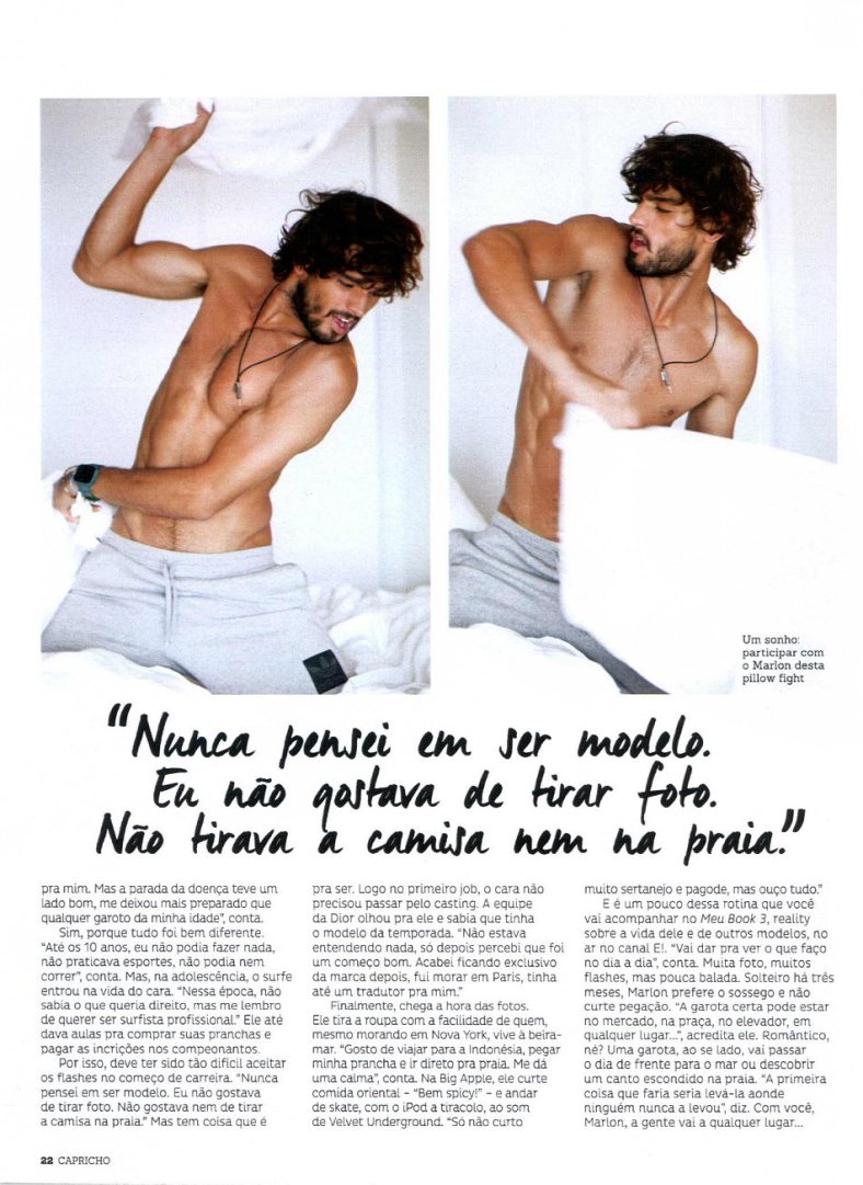 frontpageissue's tweet photo. [Editorial Preview] @MarlonTeixeira by photographer Raquel Espírito Santo for #Capricho magazine’s November issue. http://t.co/ujpxPqd3RX