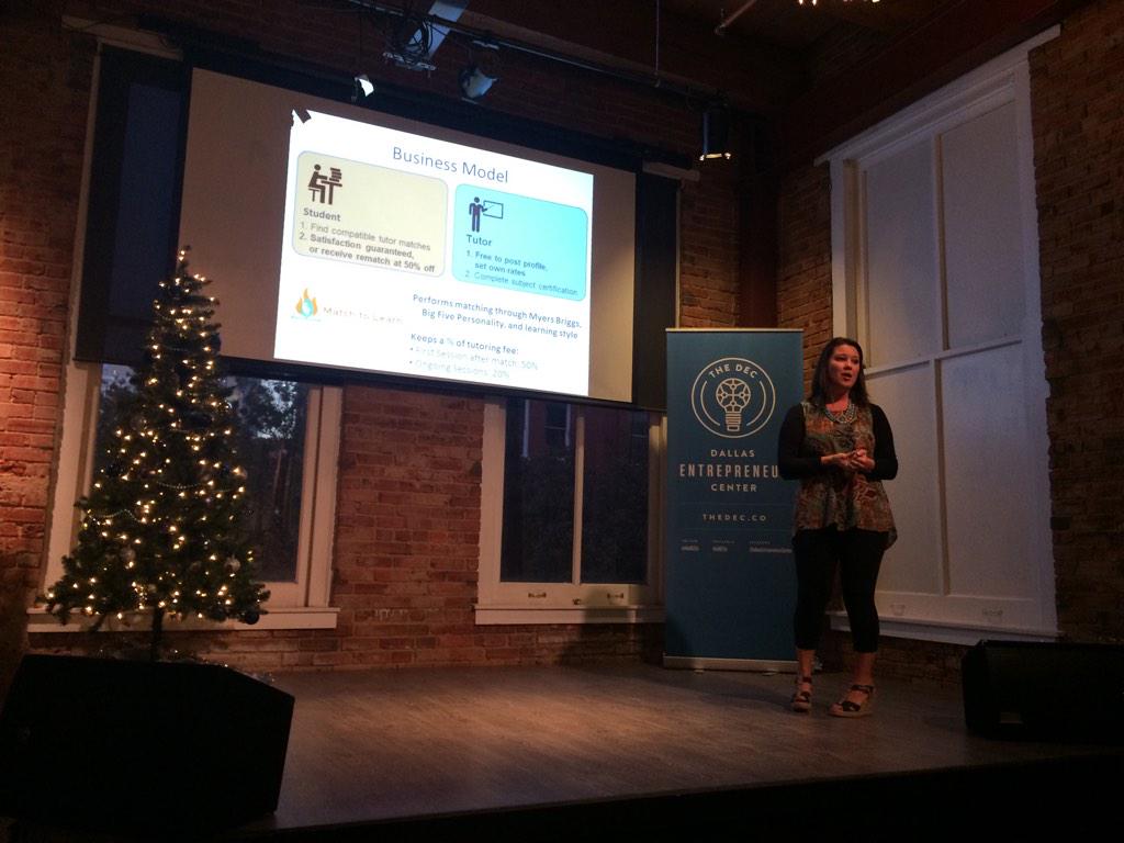 SWDallasEDU's tweet photo. Match to learn: intelligently connecting students and tutors #SWDallas @theDECtx @LAUNCHDFW @StartupBattle http://t.co/b5oFnRg0CC