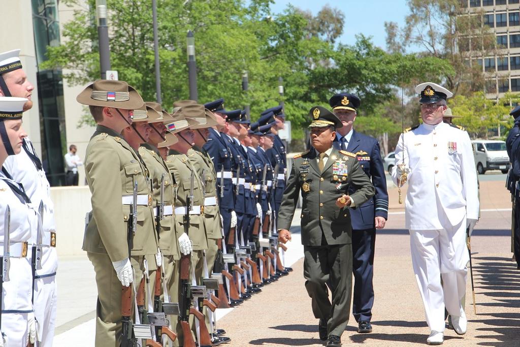 GeneralMoeldoko's tweet photo. Australia is an important partner in the Asia Pacific security. http://t.co/bqrz4KIjBB