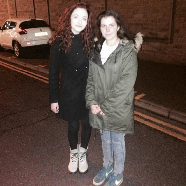 Met @JanetJealousy today at burnley lights, so nice to meet you, such a good singer<3