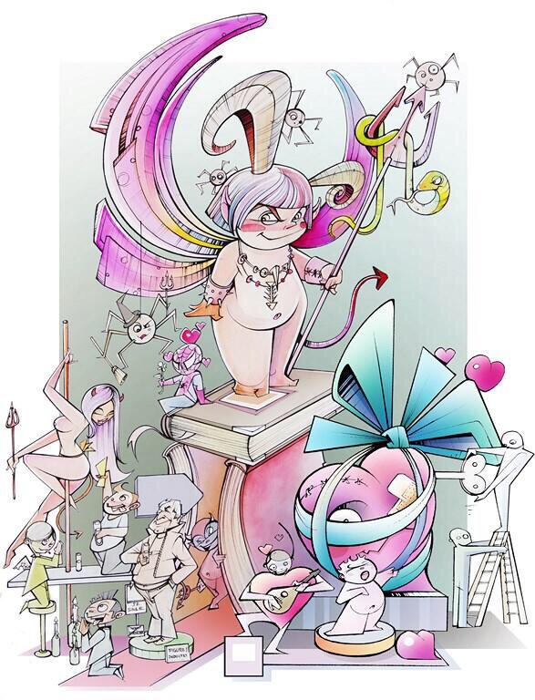 Esbós monument <a href="/VteSanchoTello/">Falla Sancho Tello</a> per al 2015 #MonumentsFallers #Falles2015