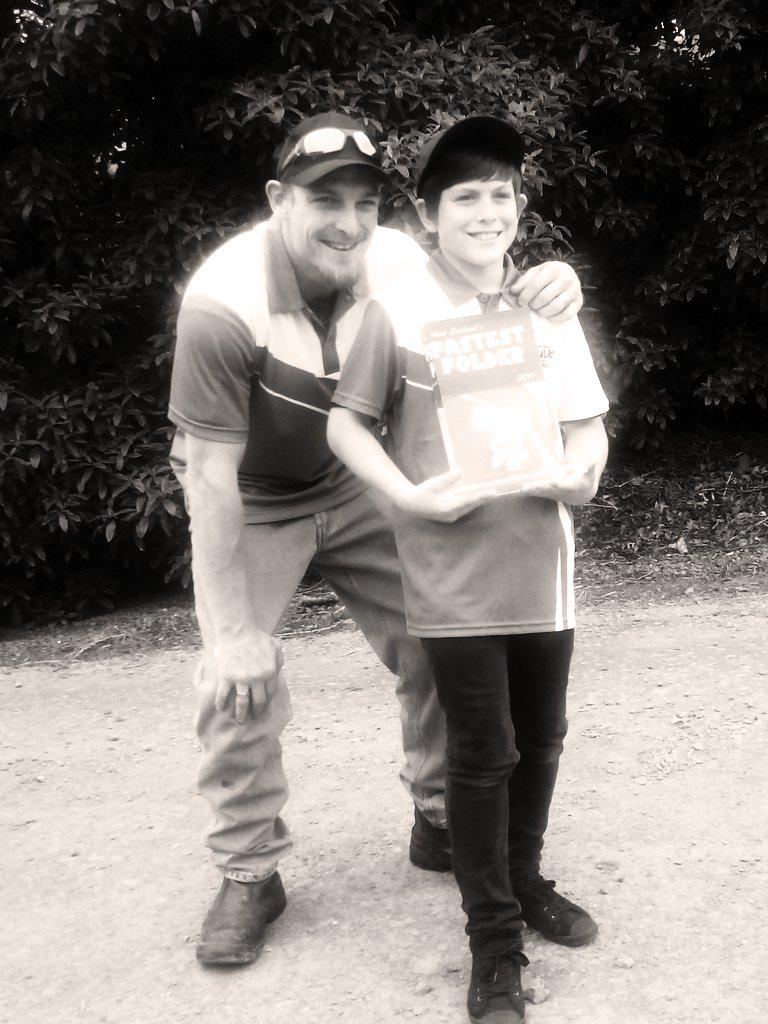 Fonterra's tweet photo. Proud father #fonterramilkforschools #fastestfolder #winner http://t.co/KyAzWv4zIg