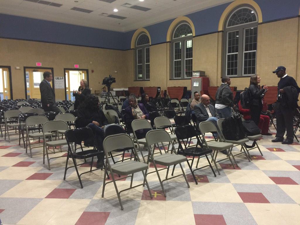 KMJwnew's tweet photo. Set up taking place in prep for @marionbarryjr & @OWNTV #watchparty @ #OCHS #RIPMayorForLife http://t.co/jsOM3k7lsF