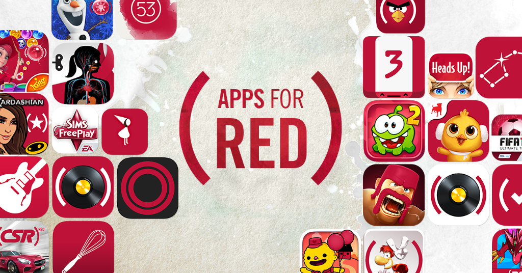 stine's tweet photo. Proud. Happy. @AppStore: The App Store has turned @RED!
100% goes to fight AIDS.
#AppsforRED 
http://t.co/T2EFM3lBS0 http://t.co/RUVkIvfNic