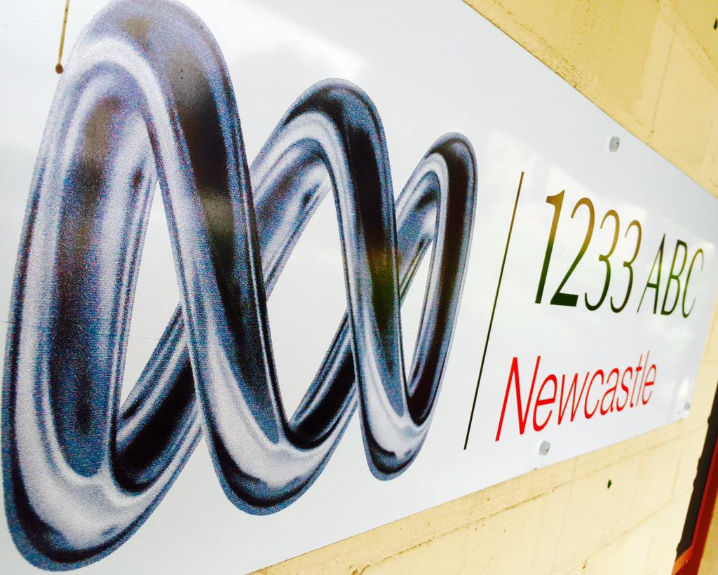 CoxDan's tweet photo. This place is hurting today. Nine of my friends from #OurABC @1233newcastle lost their jobs today thanks to #abccuts. http://t.co/AANh4tjcjj