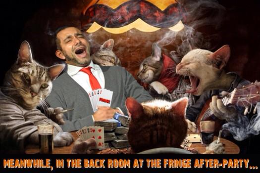 Fringe after-parties tonight at 12 at Zeitgeist and AllWays Lounge!