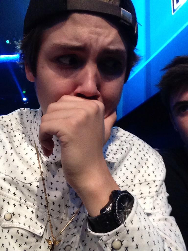 MatthewEspinosa's tweet image. He keeps staring at me 👺