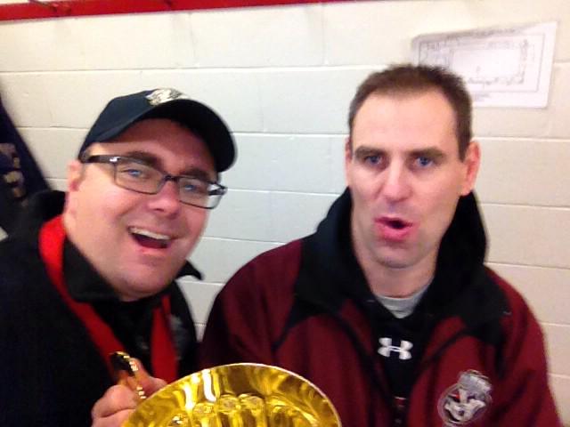 BadgersRB1's tweet photo. Badgers take home #kenora Atom Tourney cup!!!.....fought hard and won as #rednecks!!! http://t.co/QRLmgbq1Vq